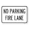 Signmission Pavement Stencil No Parking Fire Lane Heavy-Gauge Aluminum Sign, 12" x 18", A-1218-24610 A-1218-24610 - alternate 1